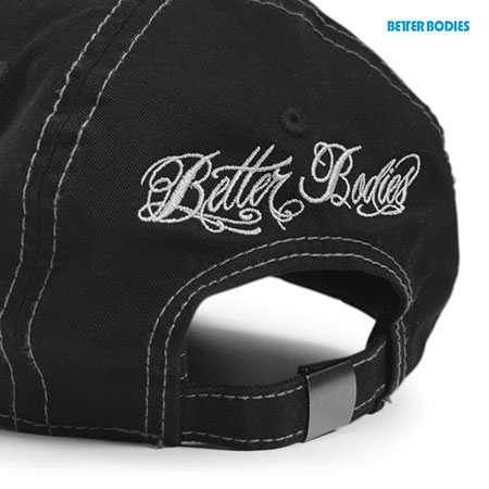 Better Bodies Women's Twill Cap - Black Detail 2