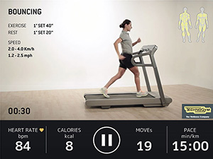 TechnoGym Laufband MYRUN - Cosmo Black Detail 1