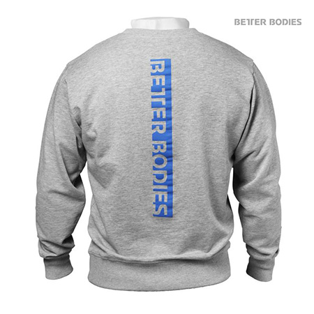 Better Bodies Jersey Sweatshirt - Grey Melange Detail 2