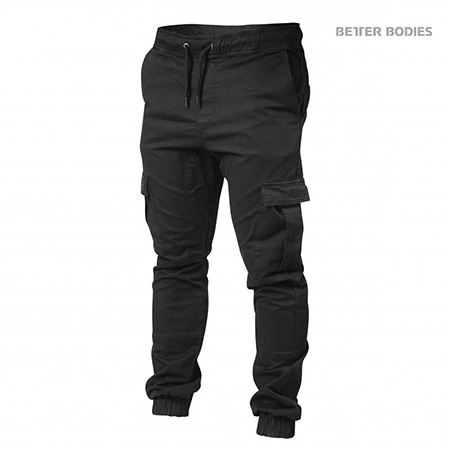 Better Bodies Alpha Street Pant - Black Detail 1