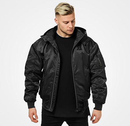 Better Bodies LTD Bomber Jacket - Iron Detail 1