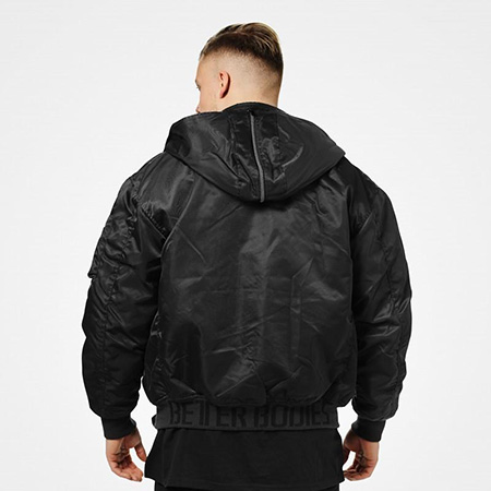 Better Bodies LTD Bomber Jacket - Iron Detail 2