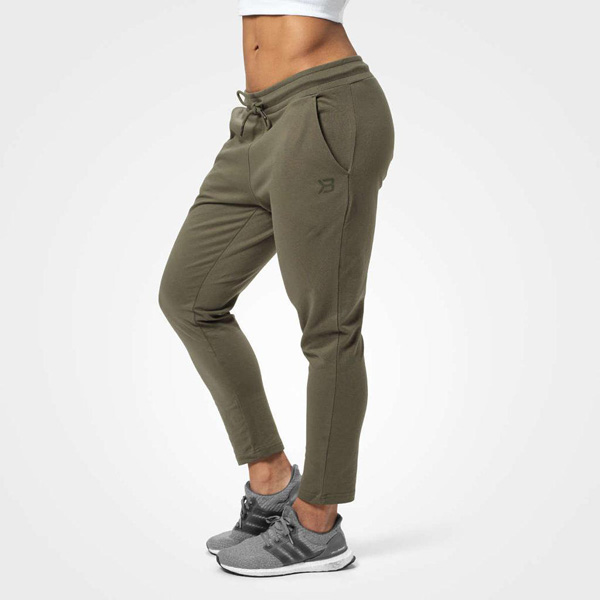 BetterBodies Astoria Sweat Pants - Washed Green Detail 1