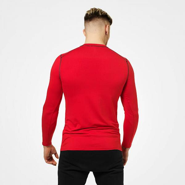 Better Bodies Performance Long Sleeve MTS UV 40+ - Bright Red Detail 2