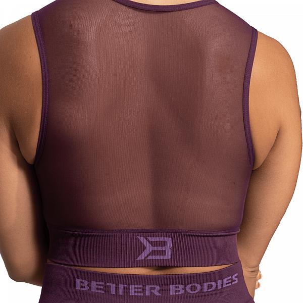 Better Bodies Roxy Seamless Top - Royal Purple Detail 6