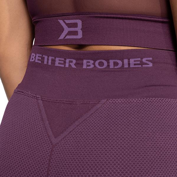 Better Bodies Roxy Seamless Leggings - Royal Purple Detail 5