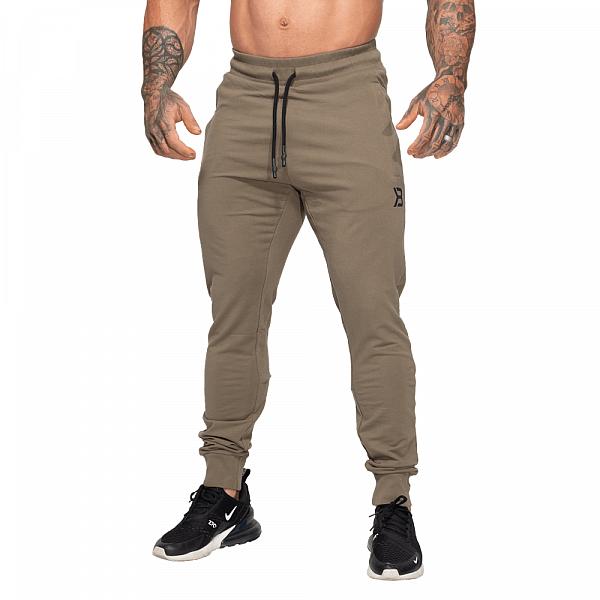 Better Bodies Tapered Joggers V2 - Washed Green Detail 1