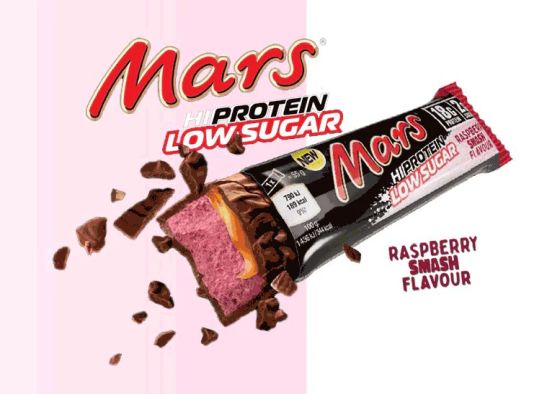 Mars Hi Protein Bar Low Sugar - Raspberry Smash Detail 2