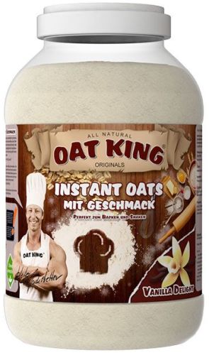 OAT KING 100% Hafer-Vollkorn-Pulver mit Aroma - MHD 09/25