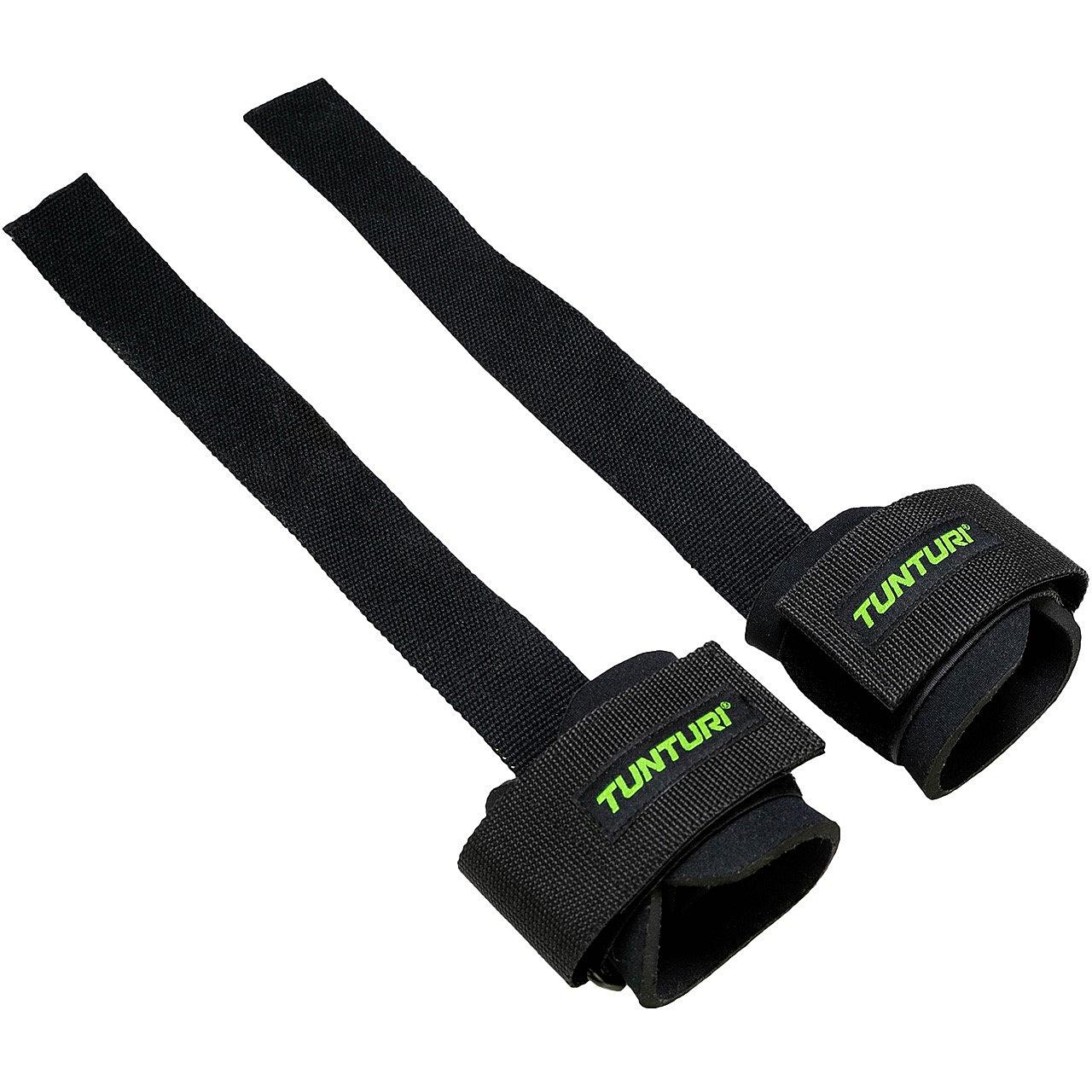 Gepolsterte Tunturi Profi Lifting Straps Zughilfen Detail 1