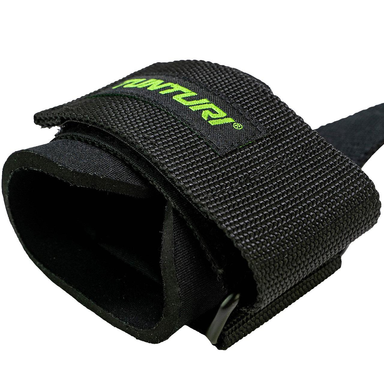 Gepolsterte Tunturi Profi Lifting Straps Zughilfen Detail 5