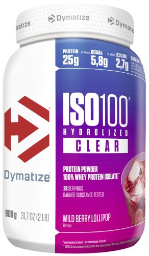 Dymatize ISO100 HYDROLIZED CLEAR - MHD 03/26