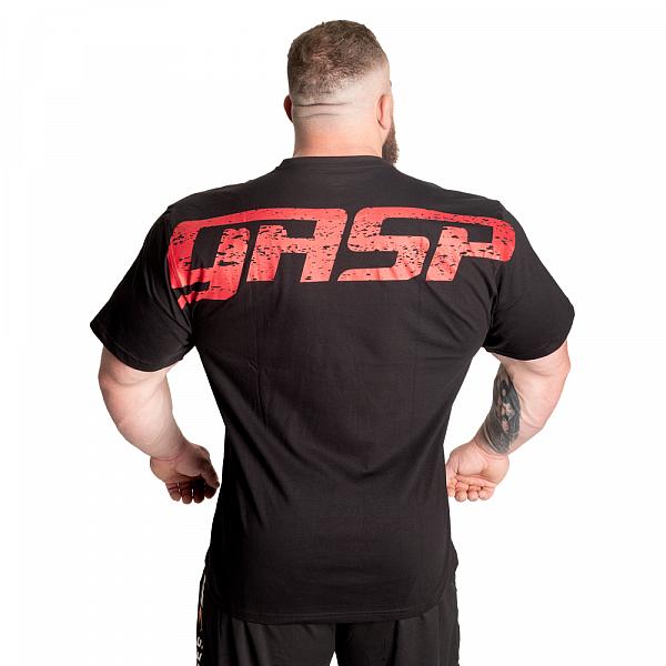 GASP Original Tee - Black/Red Detail 2