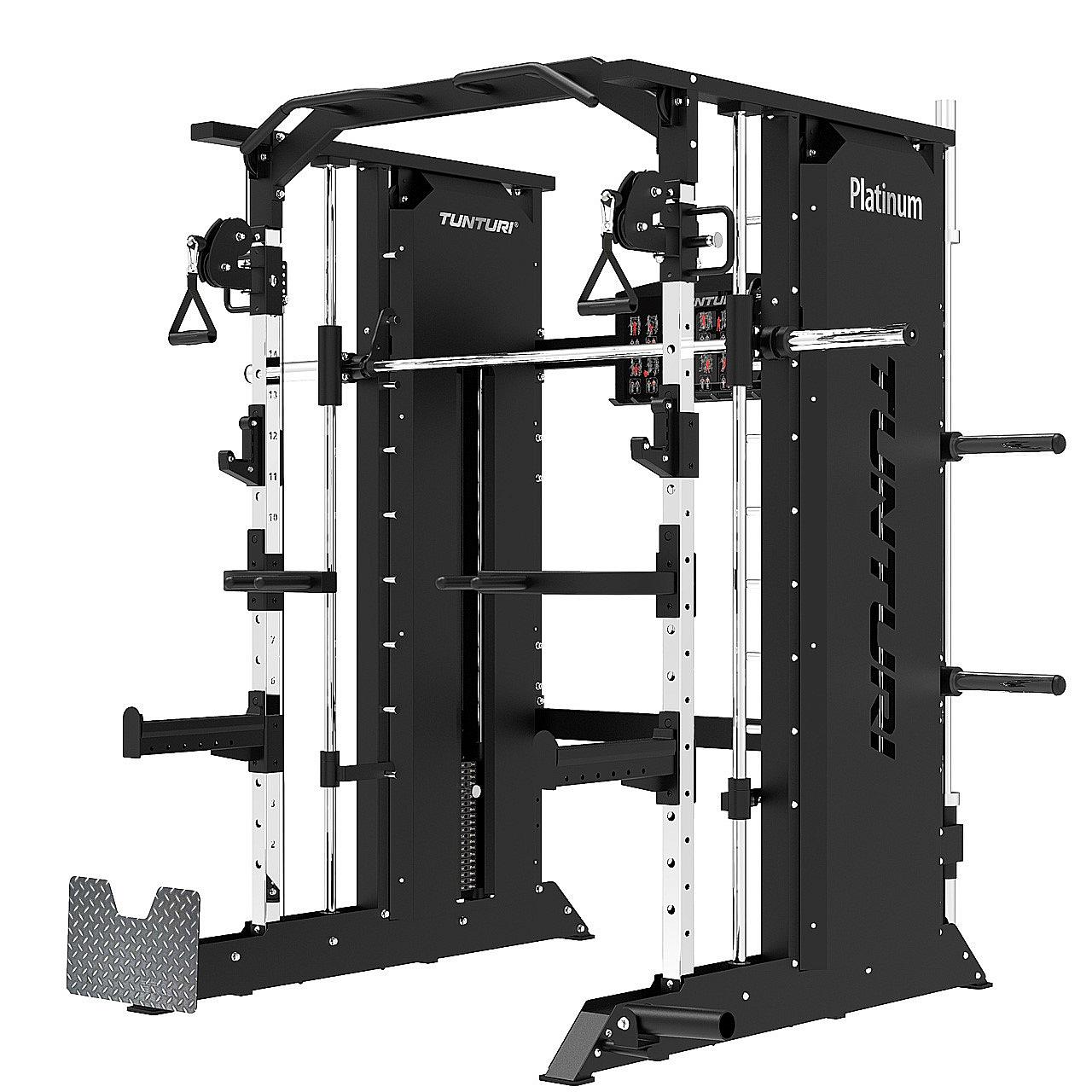 Tunturi Platinum Full Smith/Functional Trainer mit Gewichtsstapel Detail 1