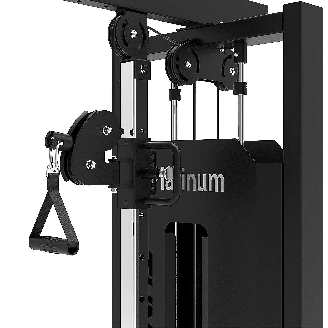 Tunturi Platinum Single Station mit Gewichtsstapel Detail 5