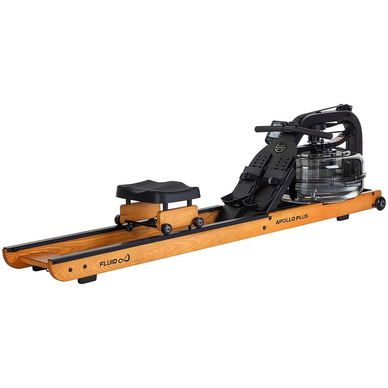Fluid Rower Apollo Plus Wasserrudergerät aus Holz Detail 1